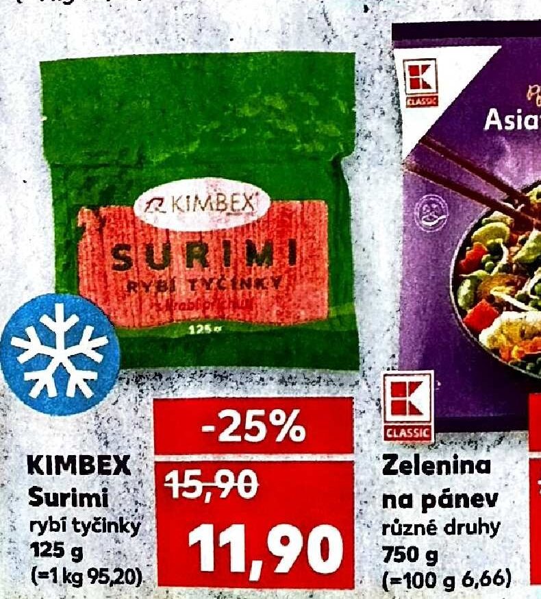 KIMBEX Surimi rybí tyčinky
