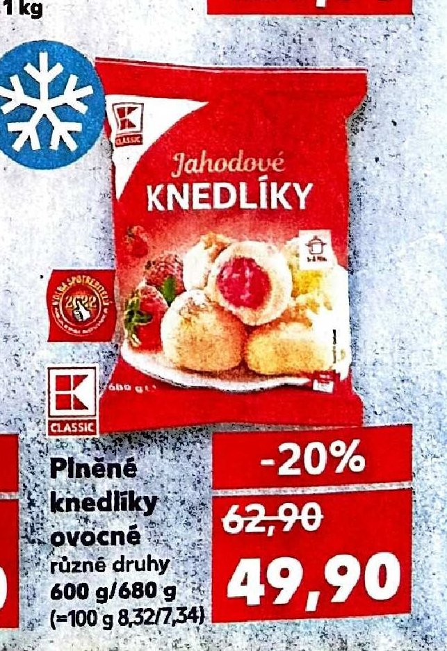 Plněné ovocné knedlíky
