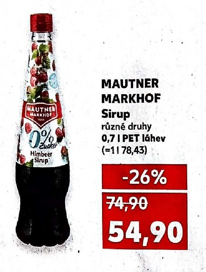 MAUTNER MARKHOF Sirup