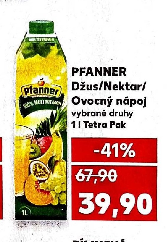 PFANNER Džus/Nektar/ovocný nápoj