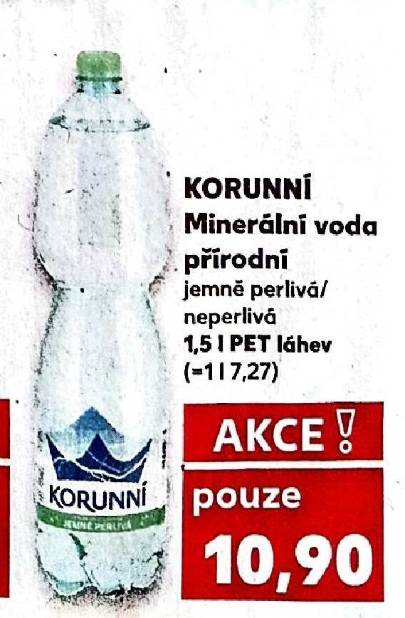 KORUNNÍ Minerální voda