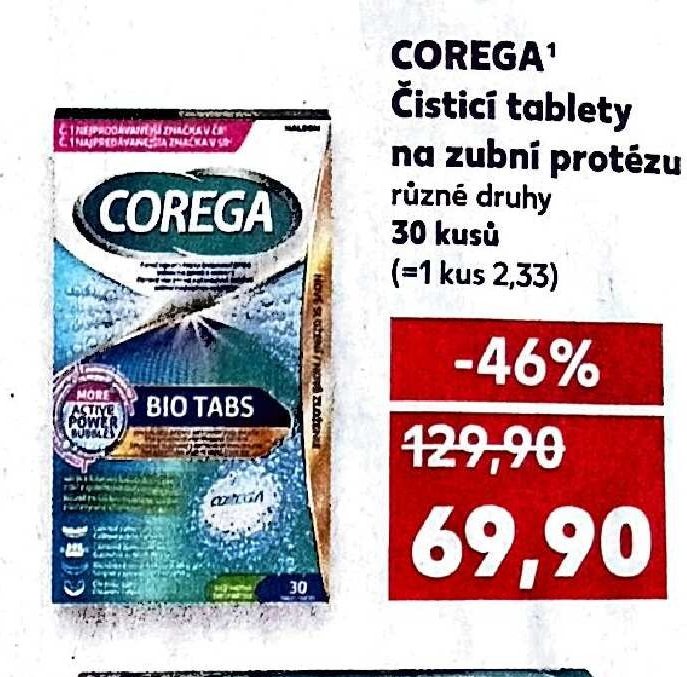 COREGA Čisticí tablety