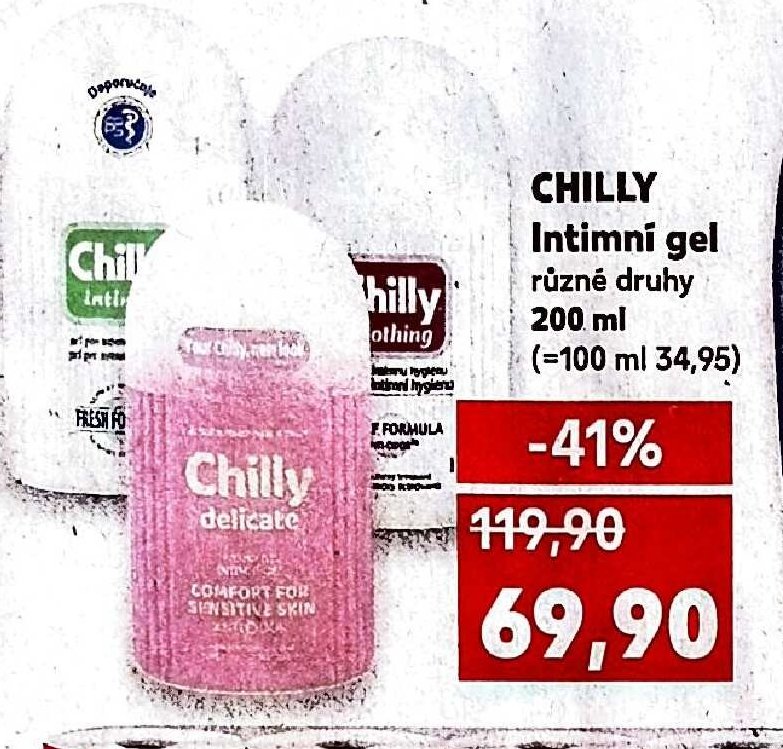 CHILLY Intimní gel