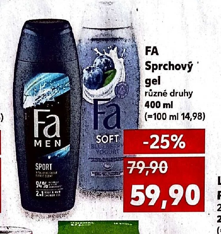 FA Sprchový gel