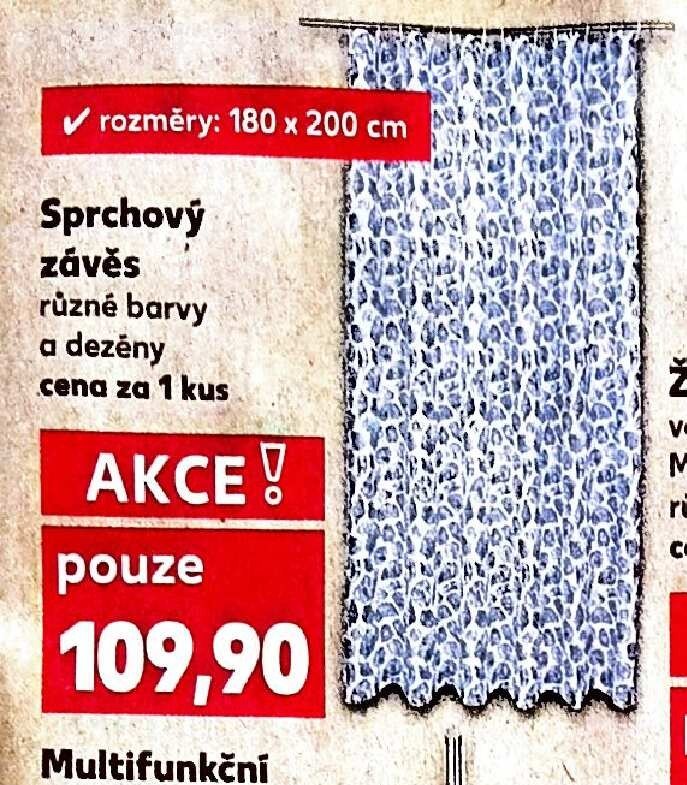 Sprchový závěs