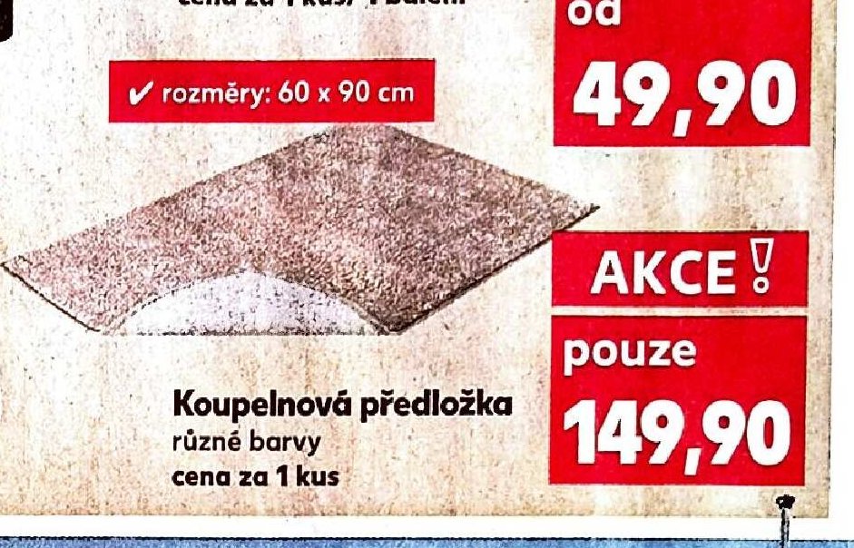 Koupelnová předložka