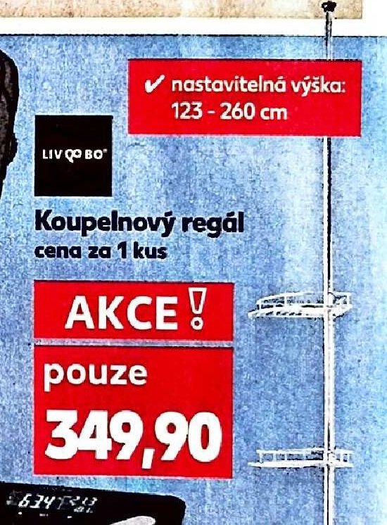 Koupelnový regál