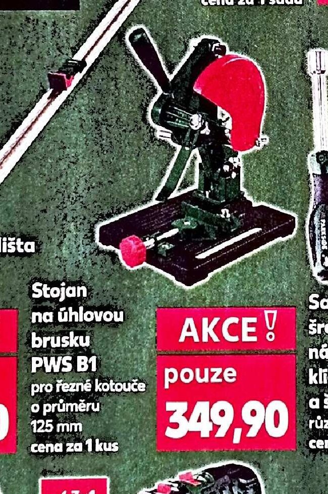 Stojan na úhlovou brusku PWS B1