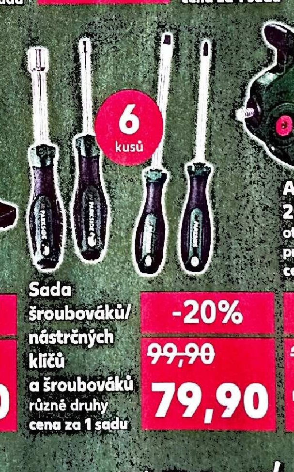 Sada šroubováků/ nástrčných klíčů a šroubováků