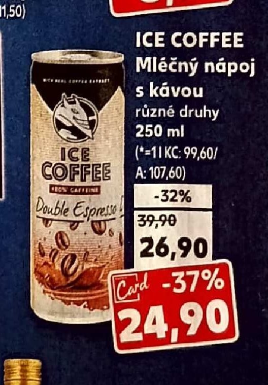Ice Coffee mléčný nápoj