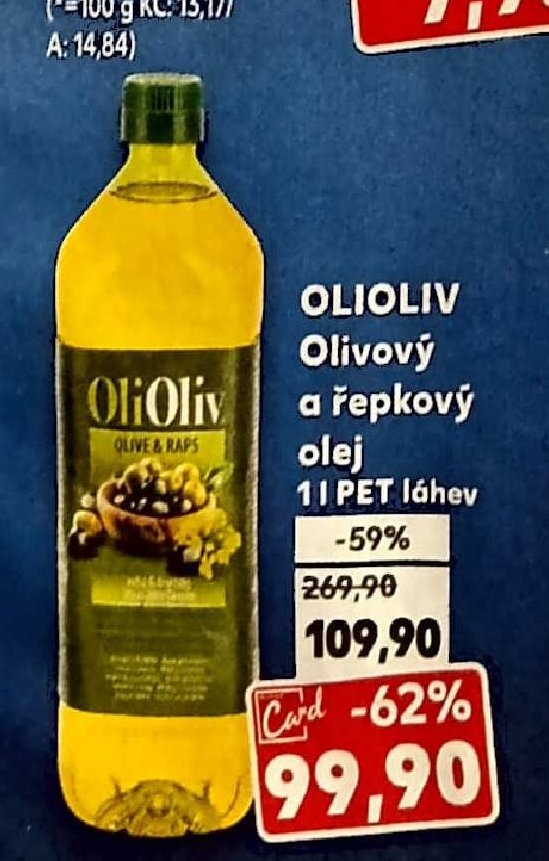 Olioliv olivový a řepkový olej