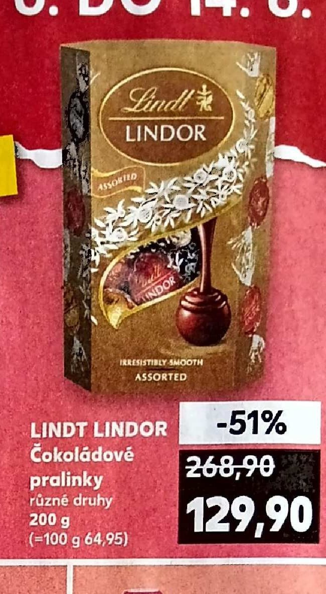 LINDT LINDOR Čokoládové pralinky