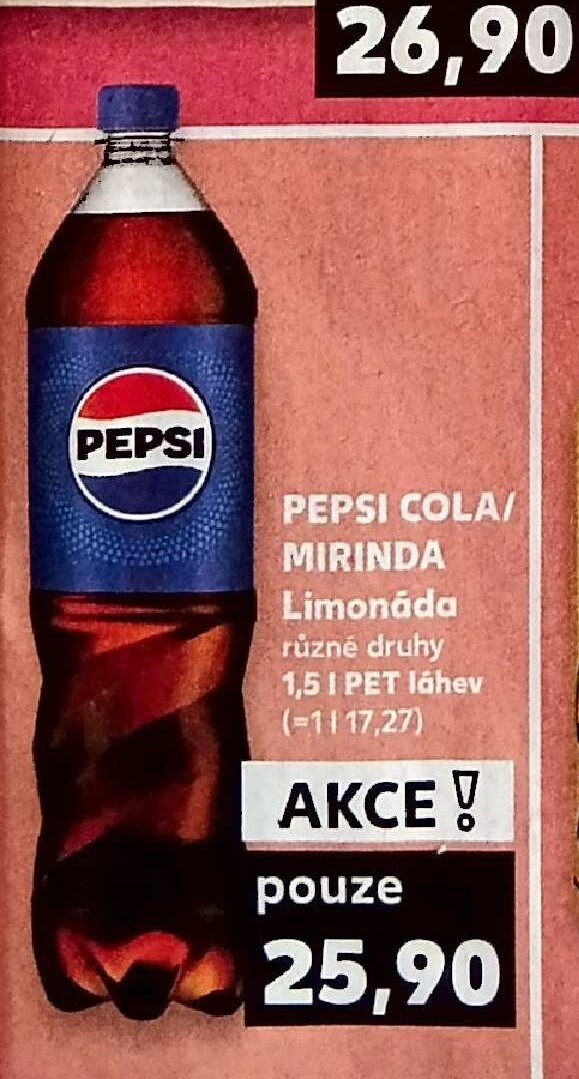 PEPSI COLA / MIRINDA Limonáda