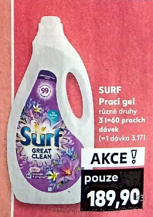 SURF Prací gel