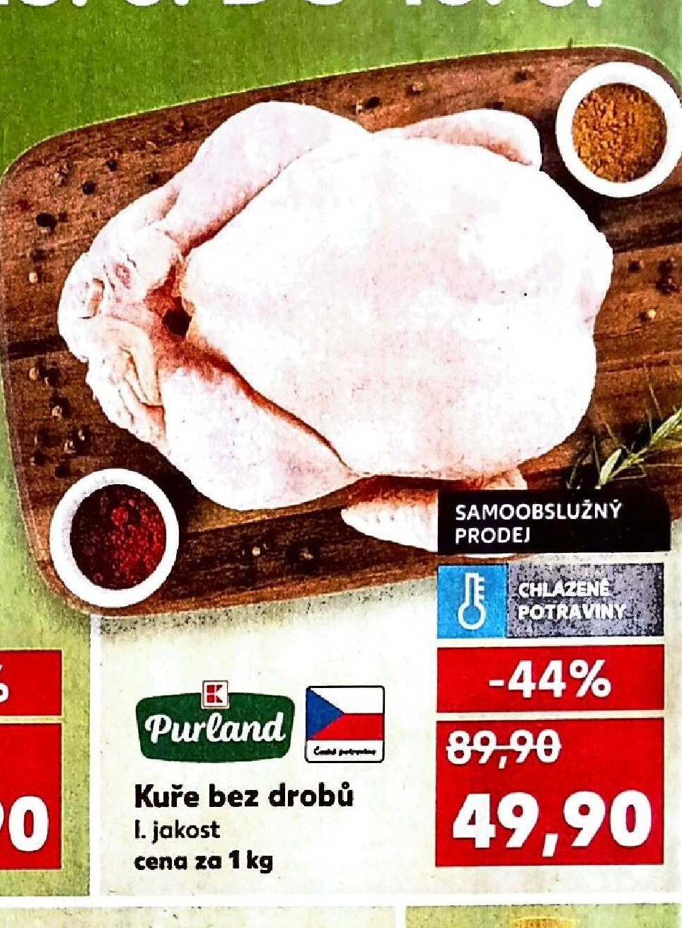 Kuře bez drobů