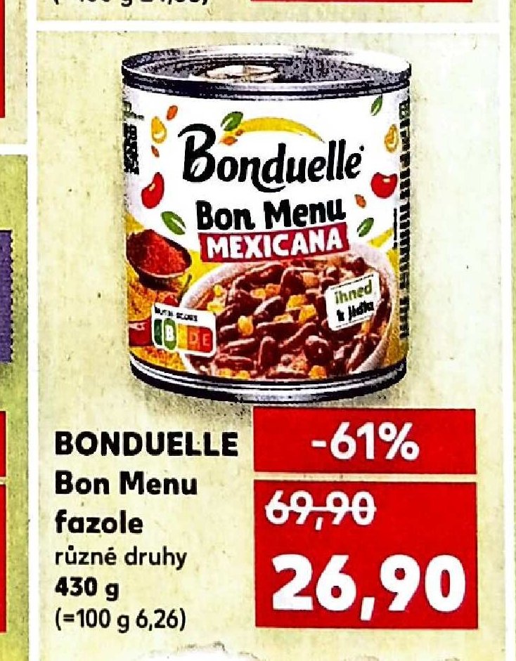 BONDUELLE Bon Menu fazole
