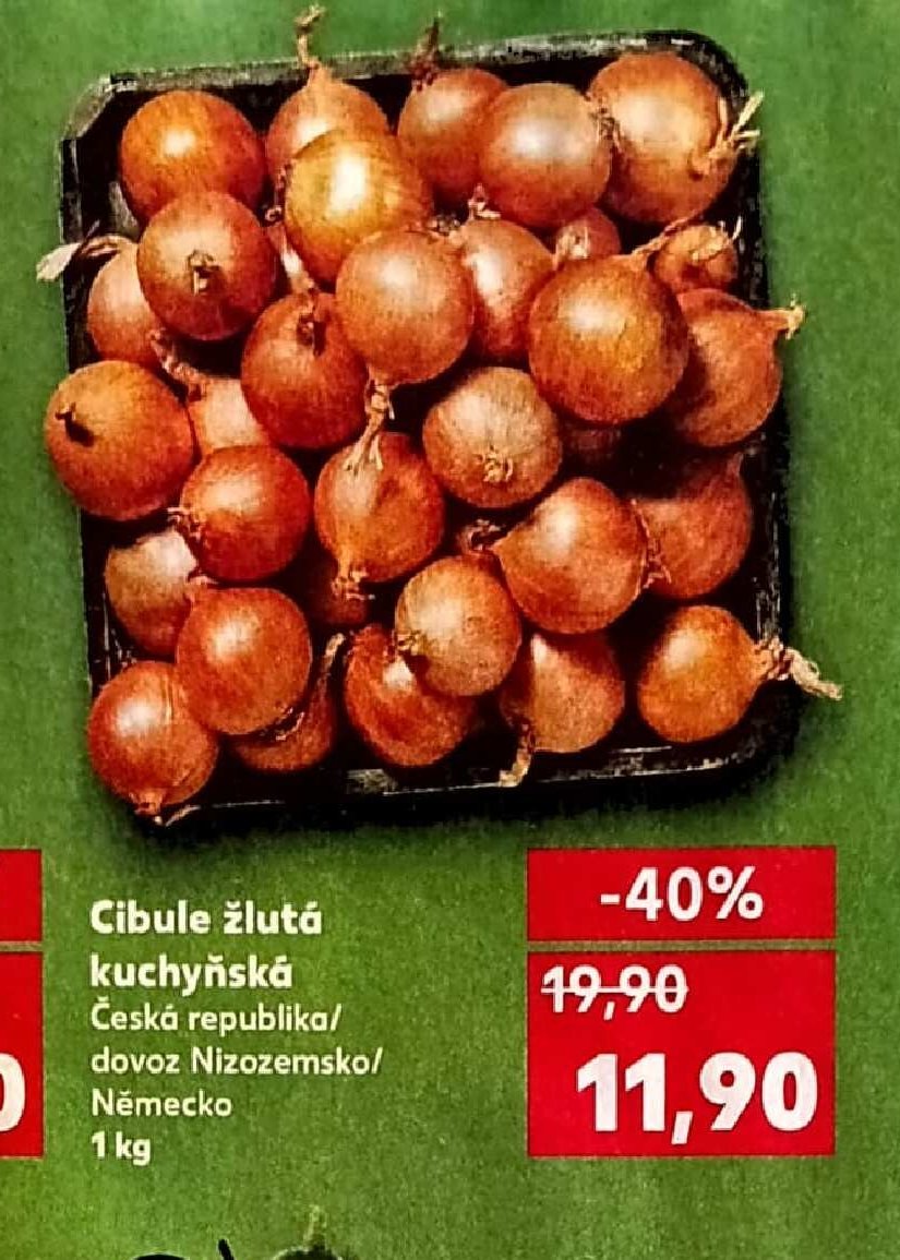 Cibule žlutá