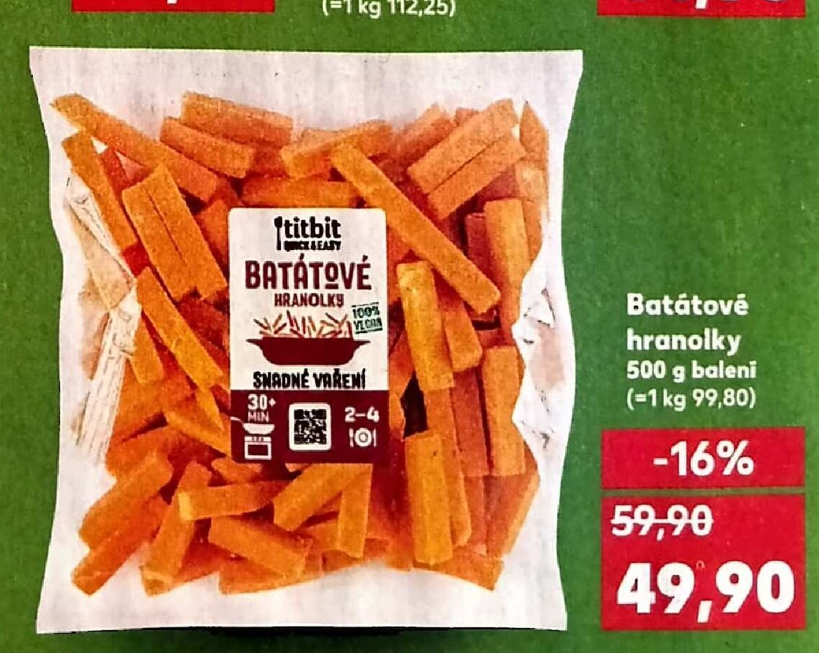 Batátové hranolky