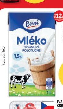 Boni Mléko polotučné