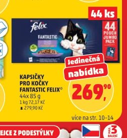 Kapsičky pro kočky Fantastic Felix