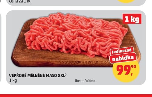 VEPŘOVÉ MĚLNĚNÉ MASO XXL
