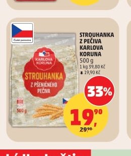 STROUHANKA Z PEČIVA KARLOVA KORUNA