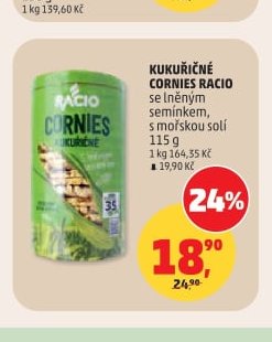 KUKUŘIČNÉ CORNIES RACIO
