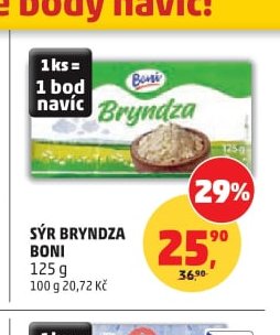 Sýr Bryndza Boni 125 g