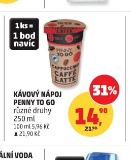 Kávový nápoj Penny To Go