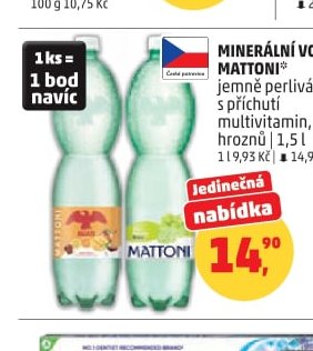 Minerální voda Mattoni