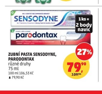 Zubní pasta Sensodyne, Parodontax
