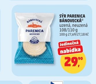 SÝR PARENICA BÁNOVECKÁ