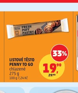 LISTOVÉ TĚSTO PENNY TO GO