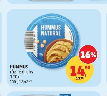 HUMMUS různé druhy
