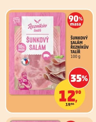 Šunkový salám Řezníkův talíř 100 g