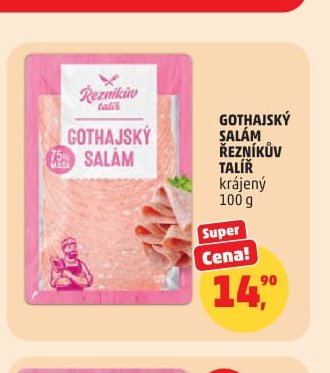 Gothajský salám Řezníkův talíř krájený 100 g