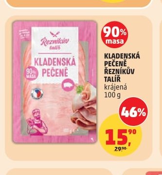 Kladenská pečeně Řezníkův talíř krájená 100 g