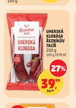 Uherská klobása Řezníkův talíř 200 g
