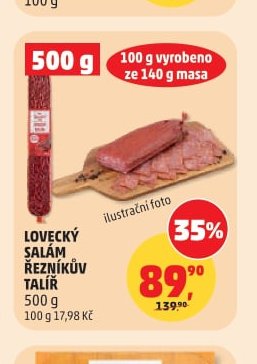 Lovecký salám Řezníkův talíř 500 g