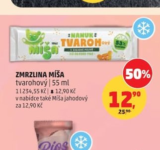 ZMRZLINA MÍŠA tvarohový 55 ml