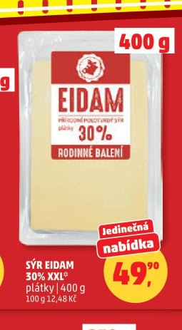 SÝR EIDAM 30% XXL