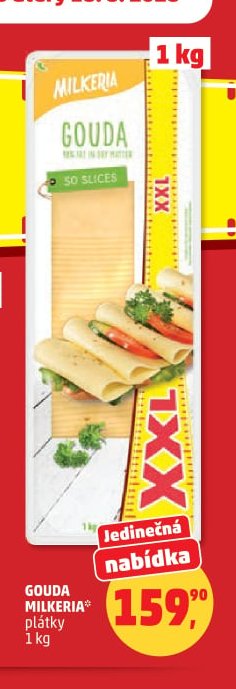 GOUDA MILKERIA plátky