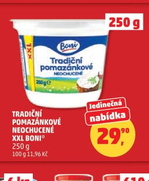 TRADIČNÍ POMAZÁNKOVÉ NEOCHUCENÉ XXL BONI