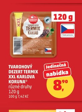 TVAROHOVÝ DEZERT TERMIX XXL KARLOVA KORUNA