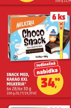 SNACK MED, KAKAO XXL MILKERIA