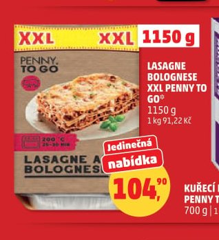 Lasagne Bolognese XXL Penny To Go