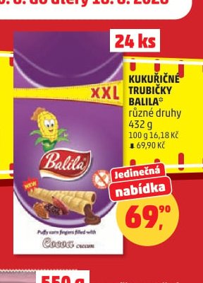 KUKUŘIČNÉ TRUBIČKY BALILA