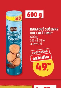 KAKAOVÉ SUŠENKY XXL CAFÉ TIME