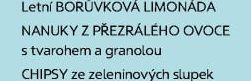 NANUKY Z PŘEZRÁLÉHO OVOCE s tvarohem a granolou