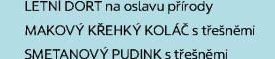 MAKOVÝ KŘEHKÝ KOLÁČ s třešněmi